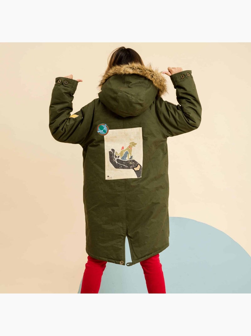 Parka Larga Caqui para Mujer | Tallas XS-XL | ROCK & PEACE Caqui - Kiabi