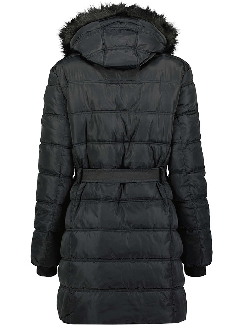 Parka larga con capucha de piel sintética diamentereak – canadian peak Negro - Kiabi