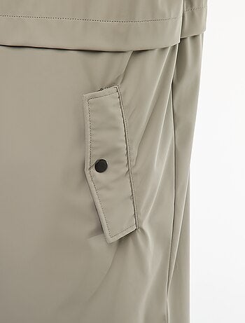 Parka larga con capucha "Déferlante