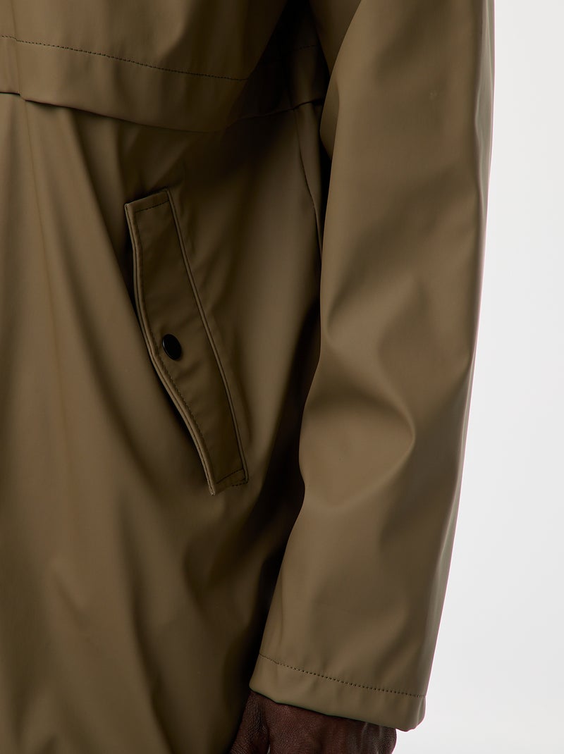 Parka larga con capucha "Déferlante" Kaki - Kiabi