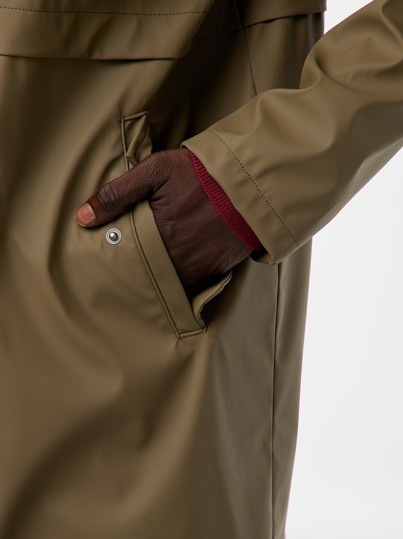 Parka larga con capucha "Déferlante" Kaki - Kiabi