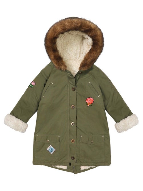 Parka Larga con Capucha | Niña 2-16 Años | ROCK & LOVE - Kiabi