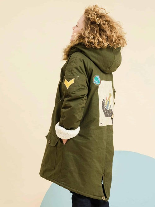 Parka larga con capucha | Niña y niño | ROCK & PEACE - Kiabi