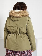 Rebajas parkas en tallas grandes de mujer baratas - moda tallas grandes  mujer | Kiabi