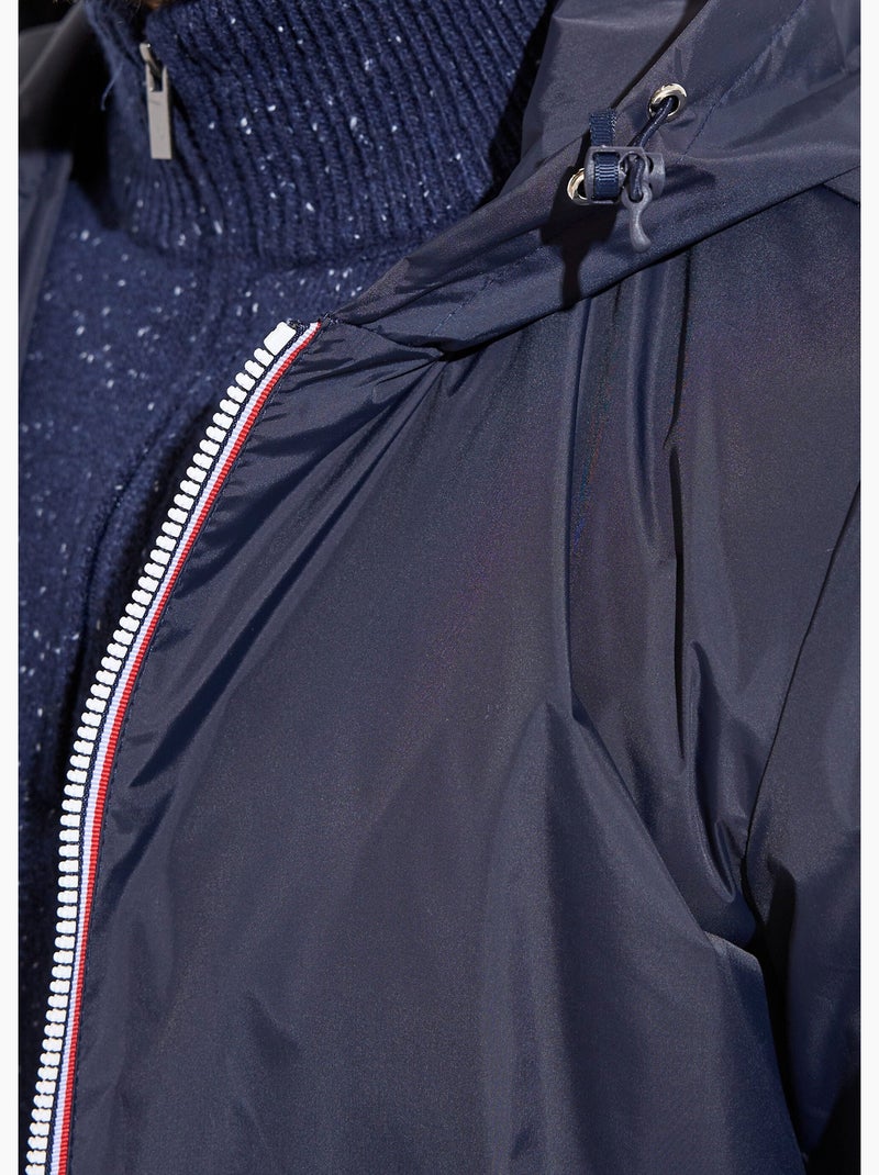 Parka larga impermeable de moda - AFIBEL Azul marino - Kiabi