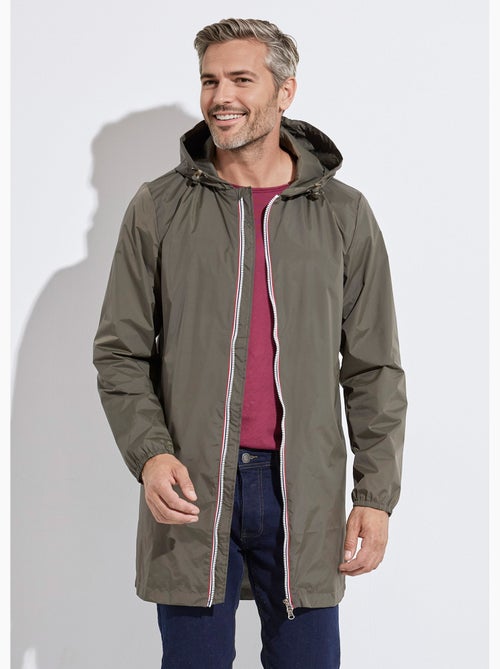 Parka larga impermeable de moda - Kiabi