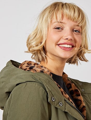 Parka larga impermeable - Kiabi