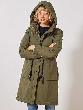 Parka larga impermeable - Kiabi