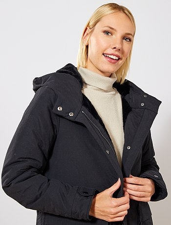 Parka larga impermeable - Kiabi