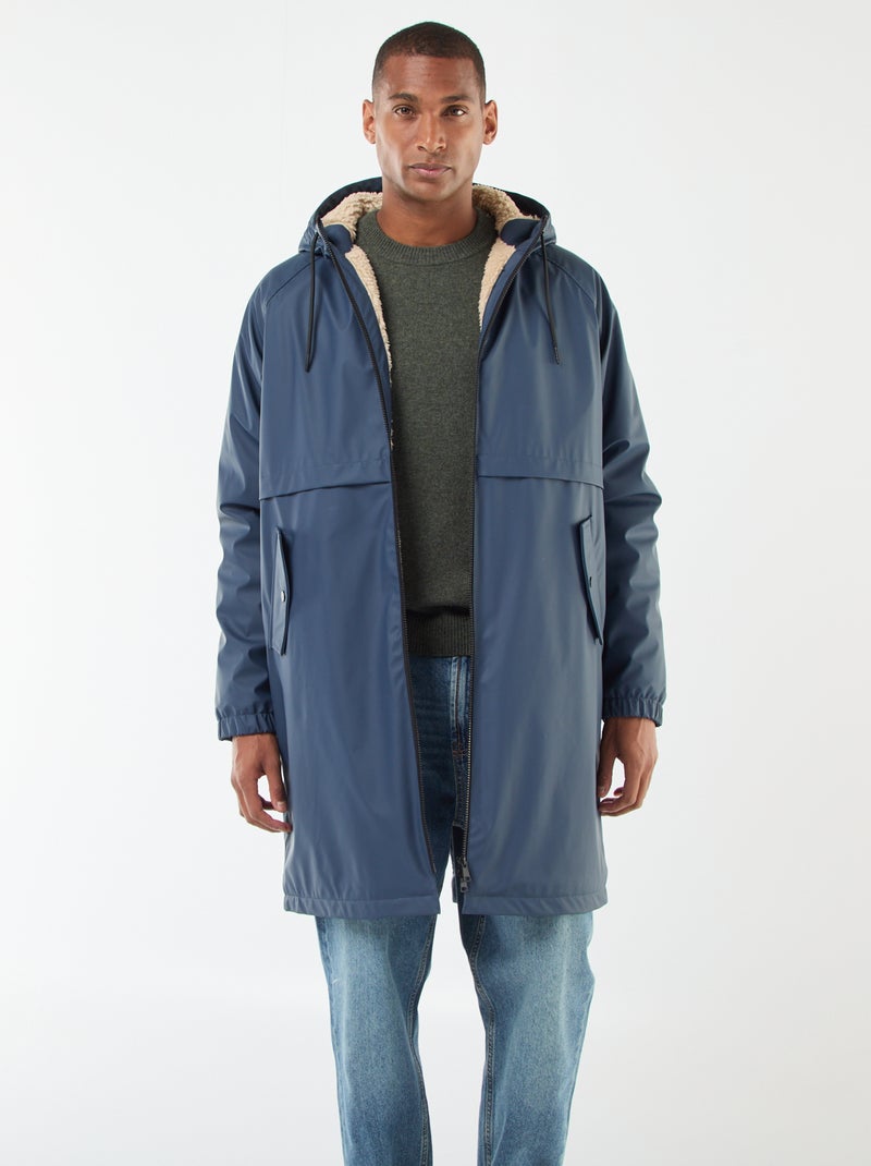 Parka Larga Impermeable Hombre Parka Impermeable De Vestir Hombre