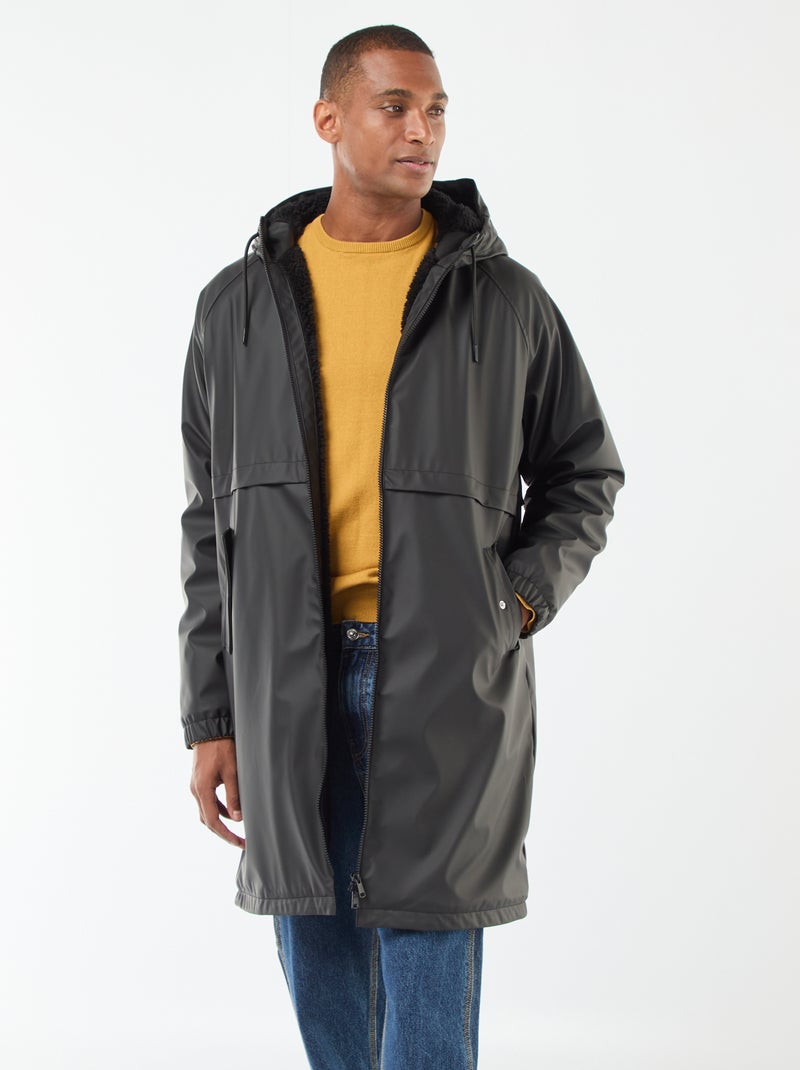 Chaqueta Parka Larga Hombre Parka Larga Repelente Al Agua Con