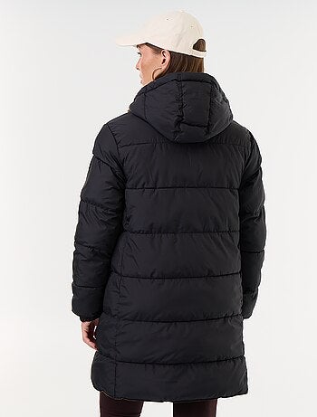 Parka larga reversible