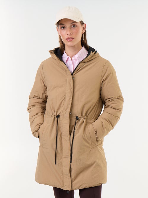 Parka larga reversible - Kiabi