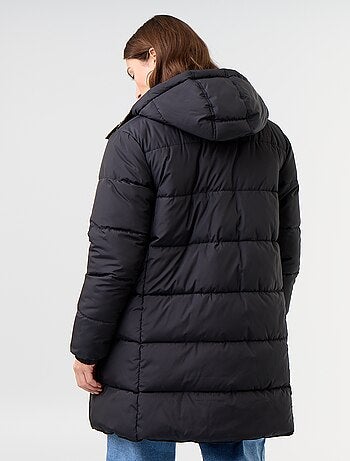 Parka larga reversible