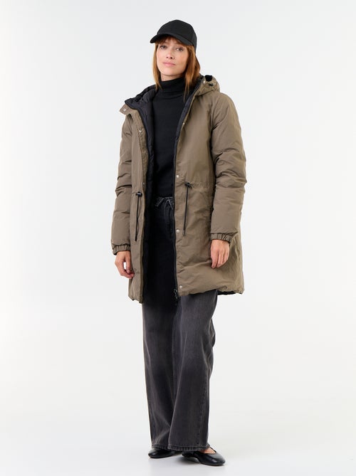 Parka larga reversible - Kiabi