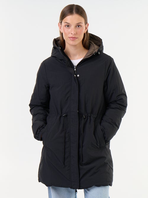 Parka larga reversible - Kiabi