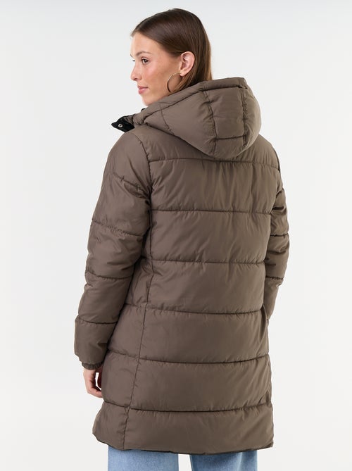 Parka larga reversible - Kiabi