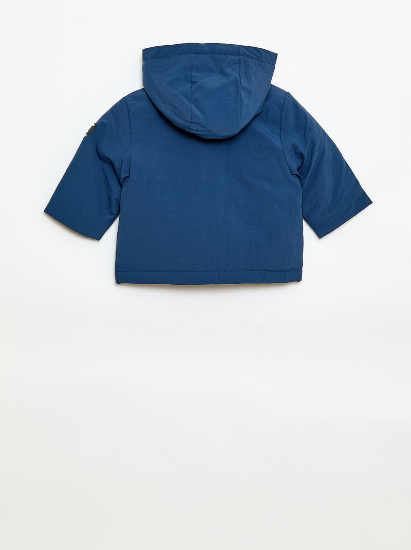 Parka ligera con capucha Azul - Kiabi