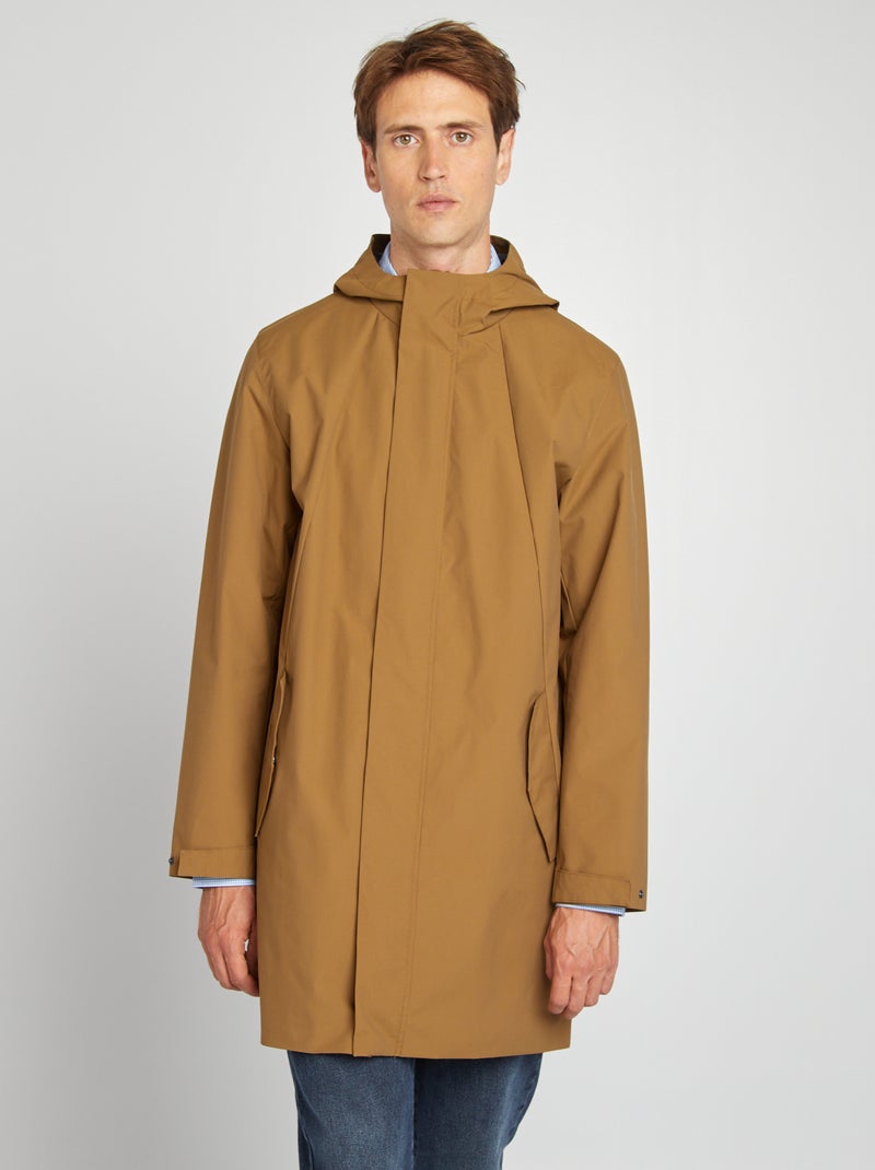 Parka ligera con capucha BEIGE - Kiabi
