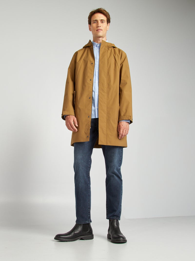 Parka ligera con capucha BEIGE - Kiabi