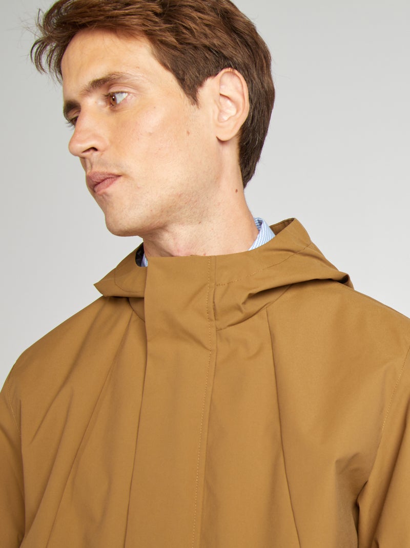 Parka ligera con capucha BEIGE - Kiabi