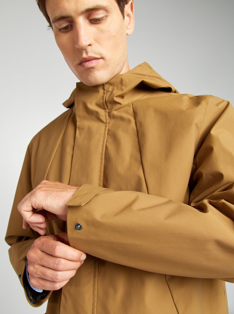 Parka ligera con capucha BEIGE - Kiabi