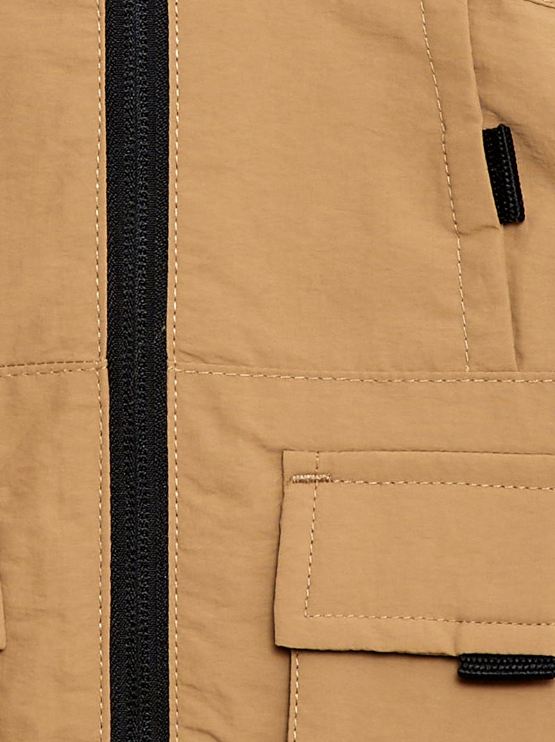 Parka ligera con capucha Beige - Kiabi