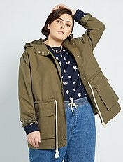 Rebajas parkas en tallas grandes de mujer baratas - moda tallas grandes  mujer | Kiabi