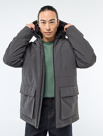 Parka ligera con capucha repelente al agua