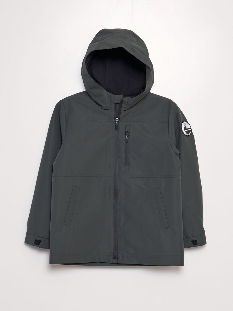 Parka ligera con capucha VERDE - Kiabi