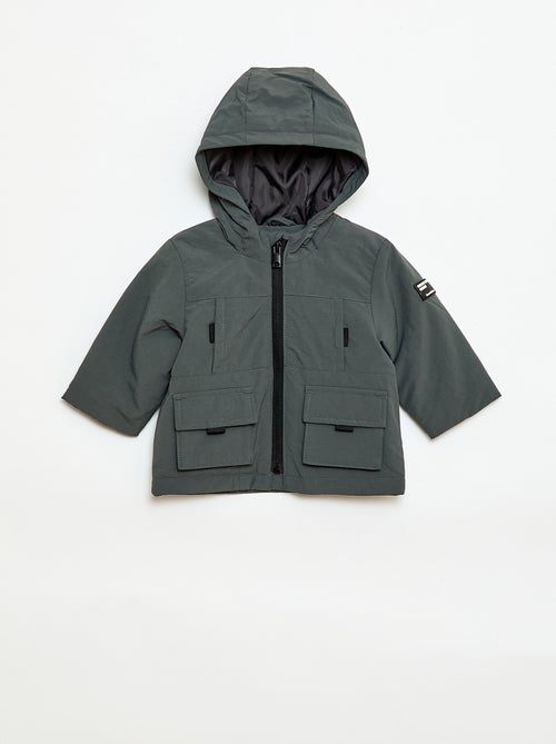 Parka ligera con capucha - Kiabi