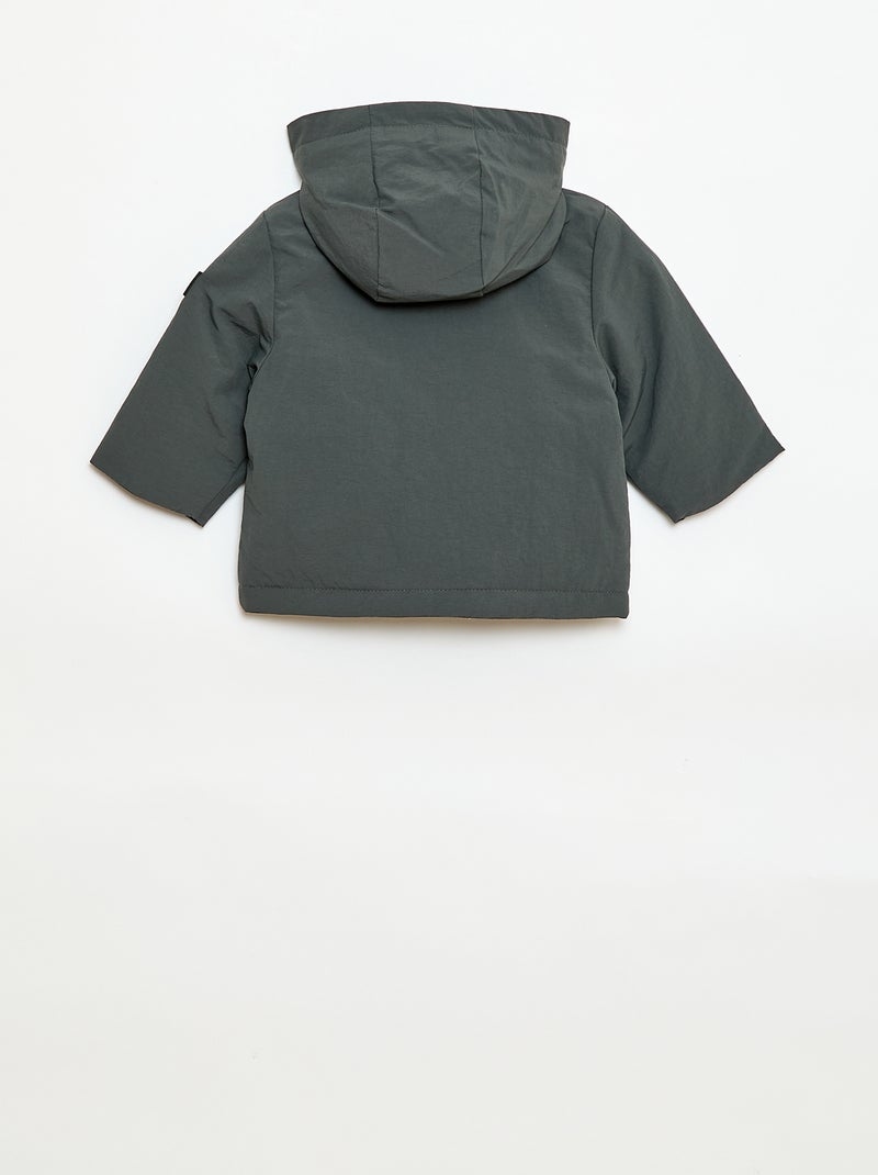 Parka ligera con capucha Verde - Kiabi