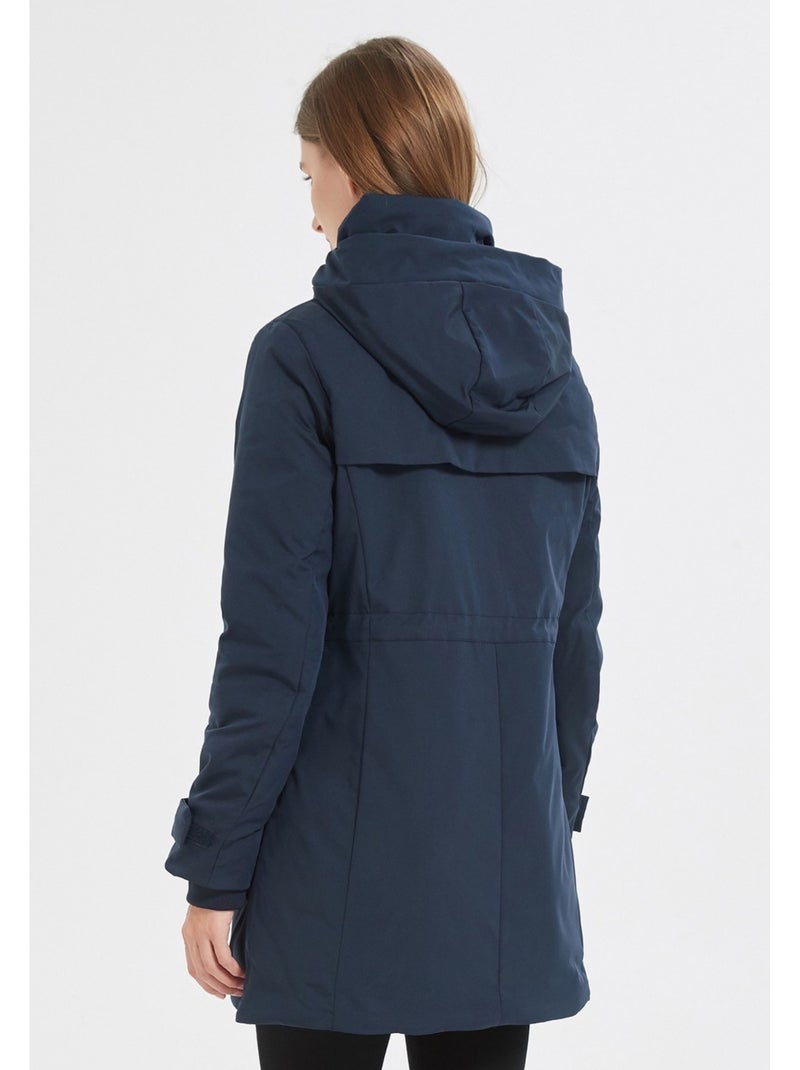 Parka media larga Kebello Azul marino - Kiabi