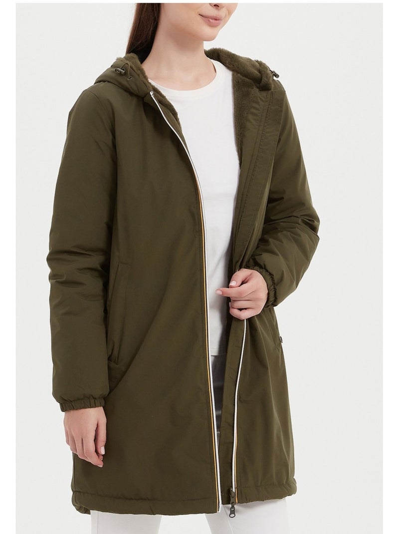Parka media larga Kebello Verde - Kiabi