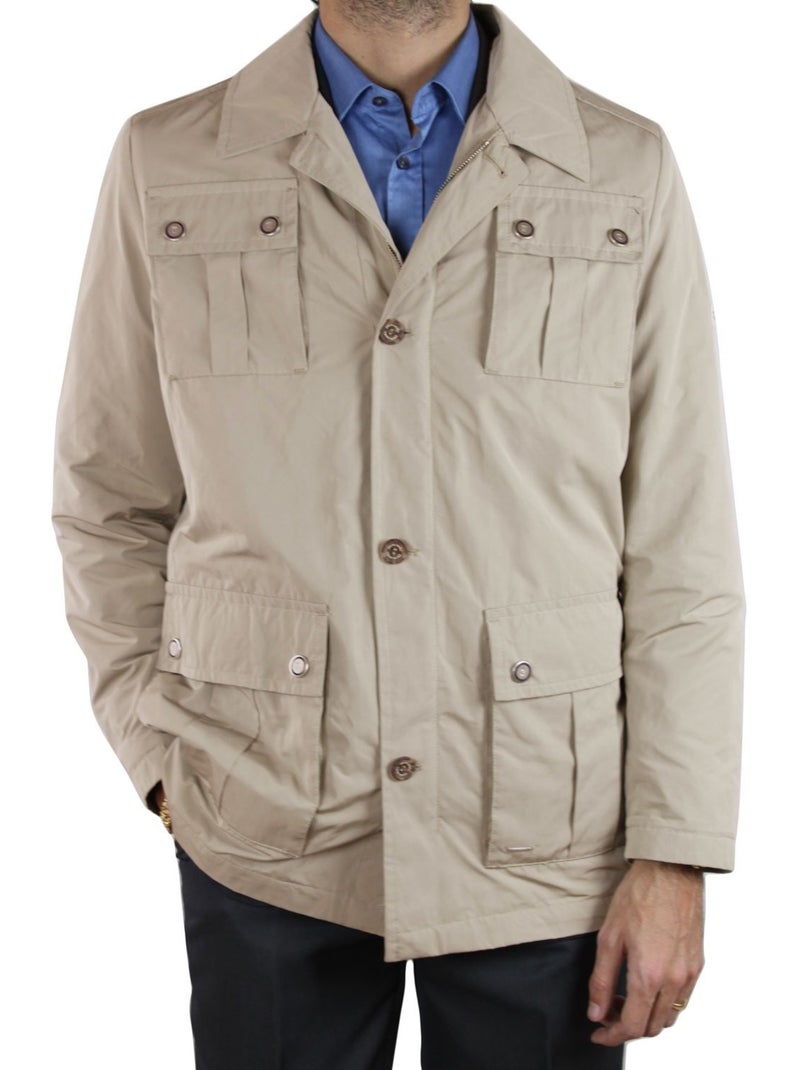 Parka multibolsillos Pierre Cardin Beige - Kiabi