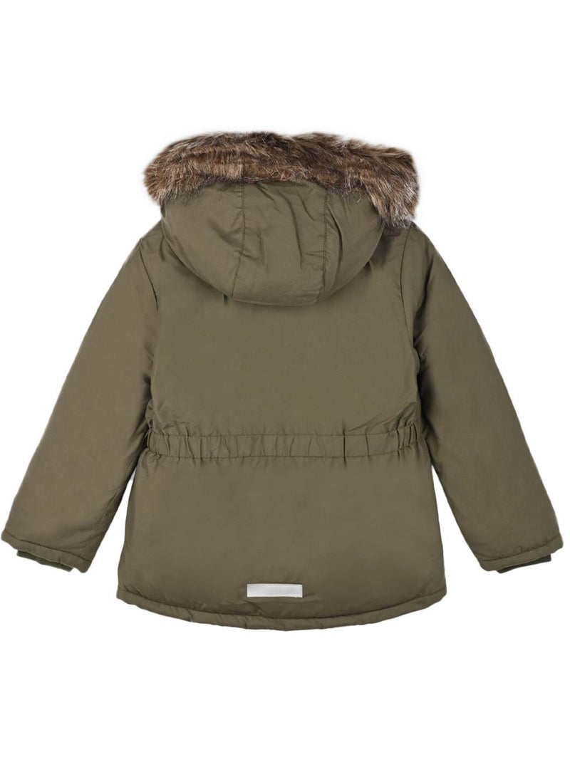 Parka para niña Name It Verde caqui claro - Kiabi