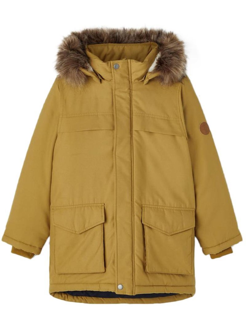 Parka para Niño Name It Marrón capuchino - Kiabi
