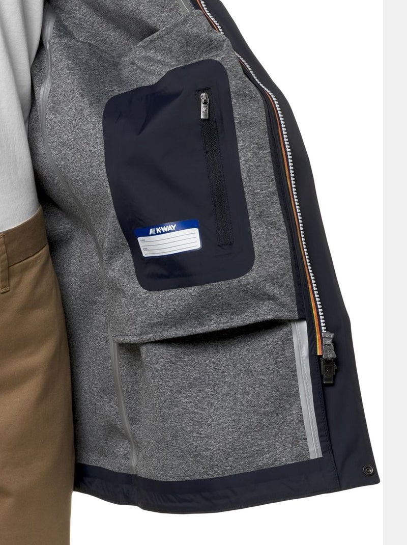 Parka para ponerse - K-Way Azul - Kiabi