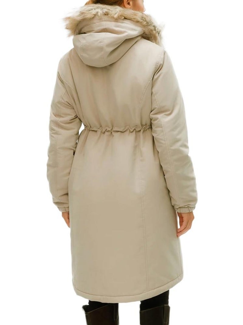 Parka Premamá Mamalicious Beige - Kiabi