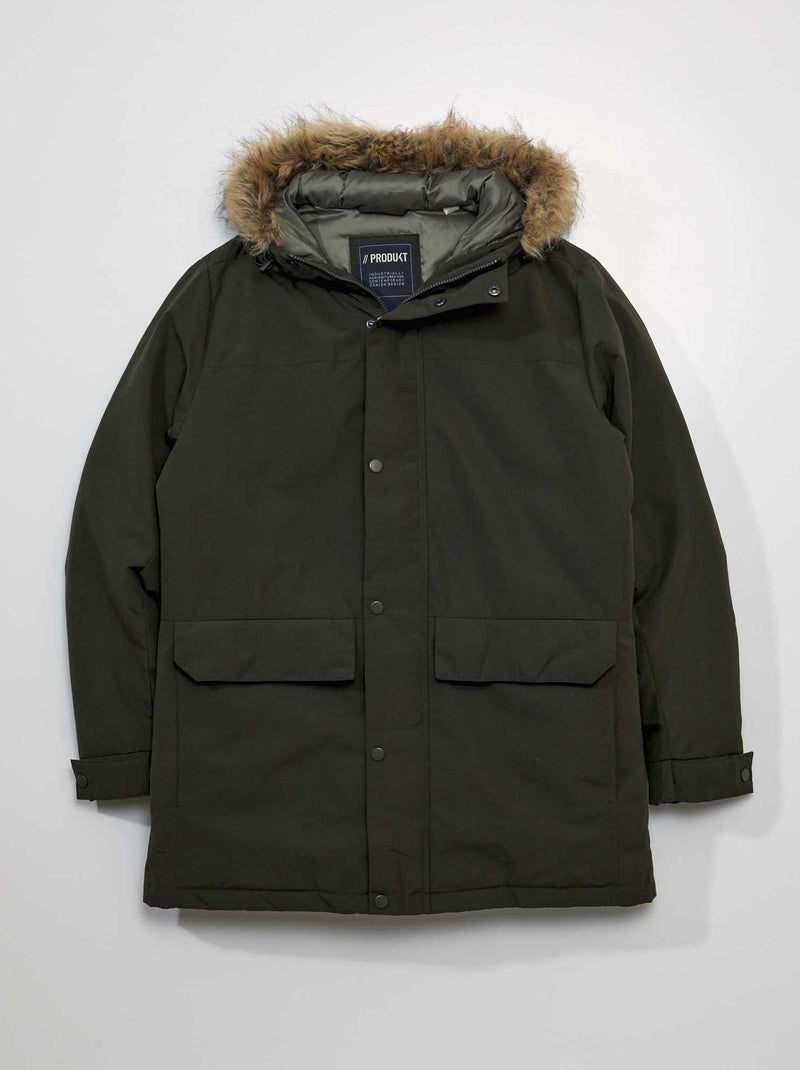 Parka 'Produkt' con capucha KAKI - Kiabi