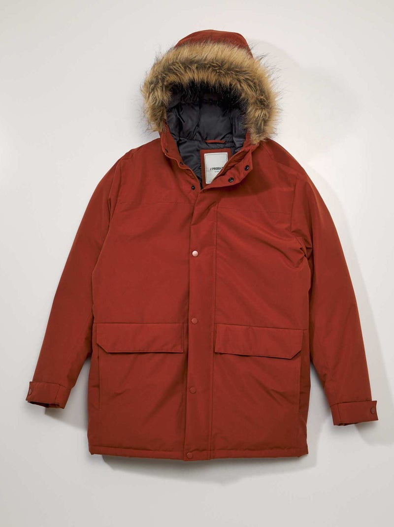 Parka 'Produkt' con capucha naranja - Kiabi