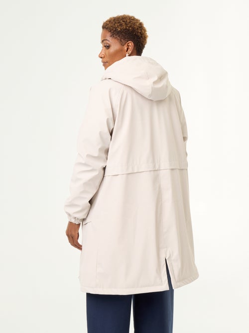 Parka recta forrada de pelo sintético - Kiabi Parka recta forrada de pelo sintético - Kiabi
