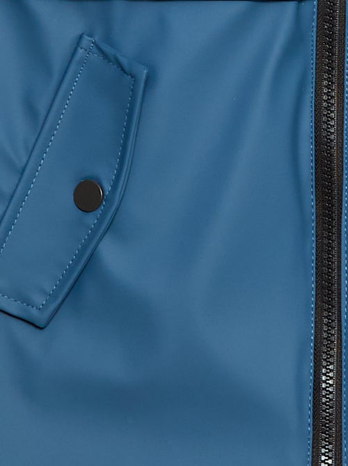 Parka repelente al agua con capucha efecto borreguito - Kiabi