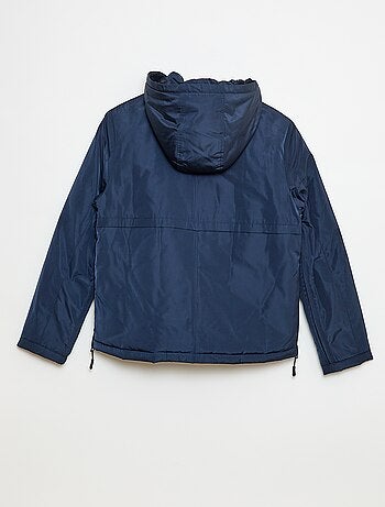Parka repelente al agua con capucha forrada - colección fácil de poner