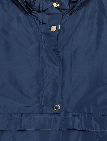 Parka repelente al agua con capucha forrada - colección fácil de poner