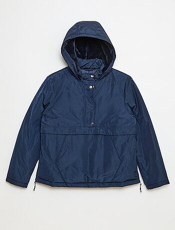 Parka repelente al agua con capucha forrada - Fácil de Poner