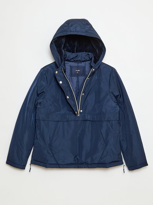 Parka repelente al agua con capucha forrada - So Easy - Kiabi