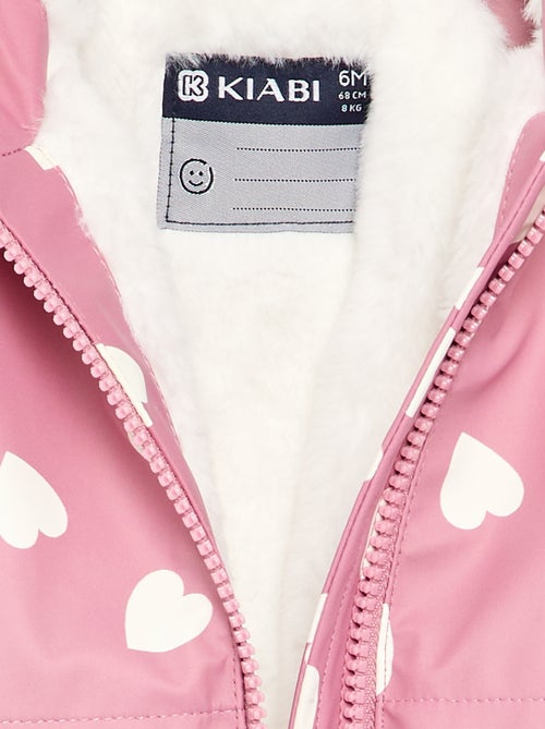 Parka repelente al agua con capucha - Kiabi