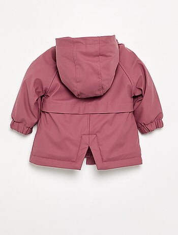Parka repelente al agua con capucha