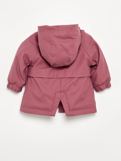 Parka repelente al agua con capucha - Kiabi